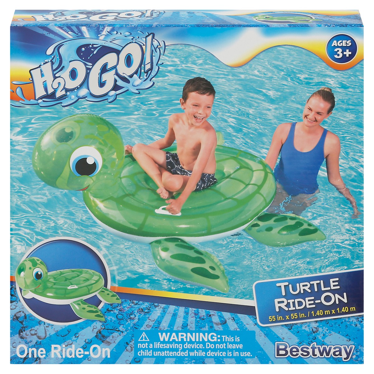 slide 9 of 9, H2O GO! Turtle Ride-On 1 ea, 1 ct