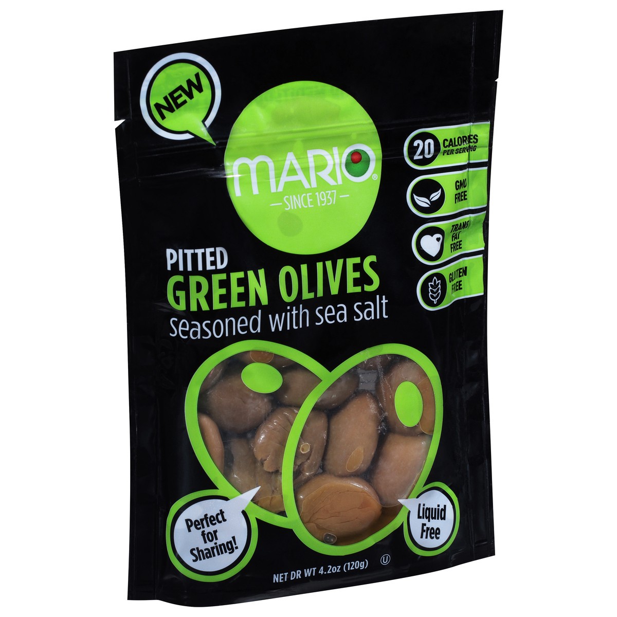 slide 3 of 9, Mario Pitted Green Olives 4.2 oz, 4.2 oz