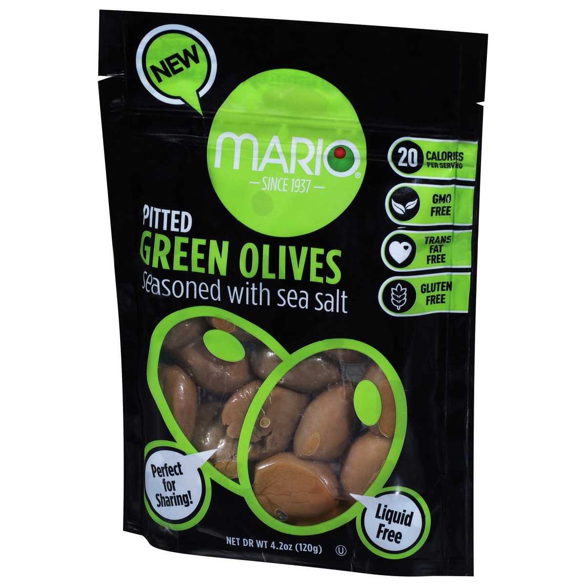 slide 7 of 9, Mario Pitted Green Olives 4.2 oz, 4.2 oz