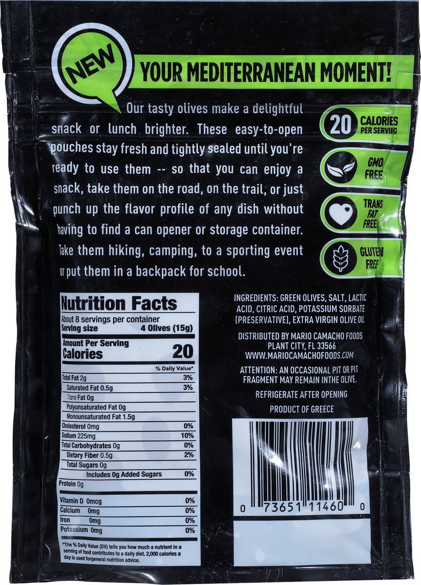 slide 5 of 9, Mario Pitted Green Olives 4.2 oz, 4.2 oz