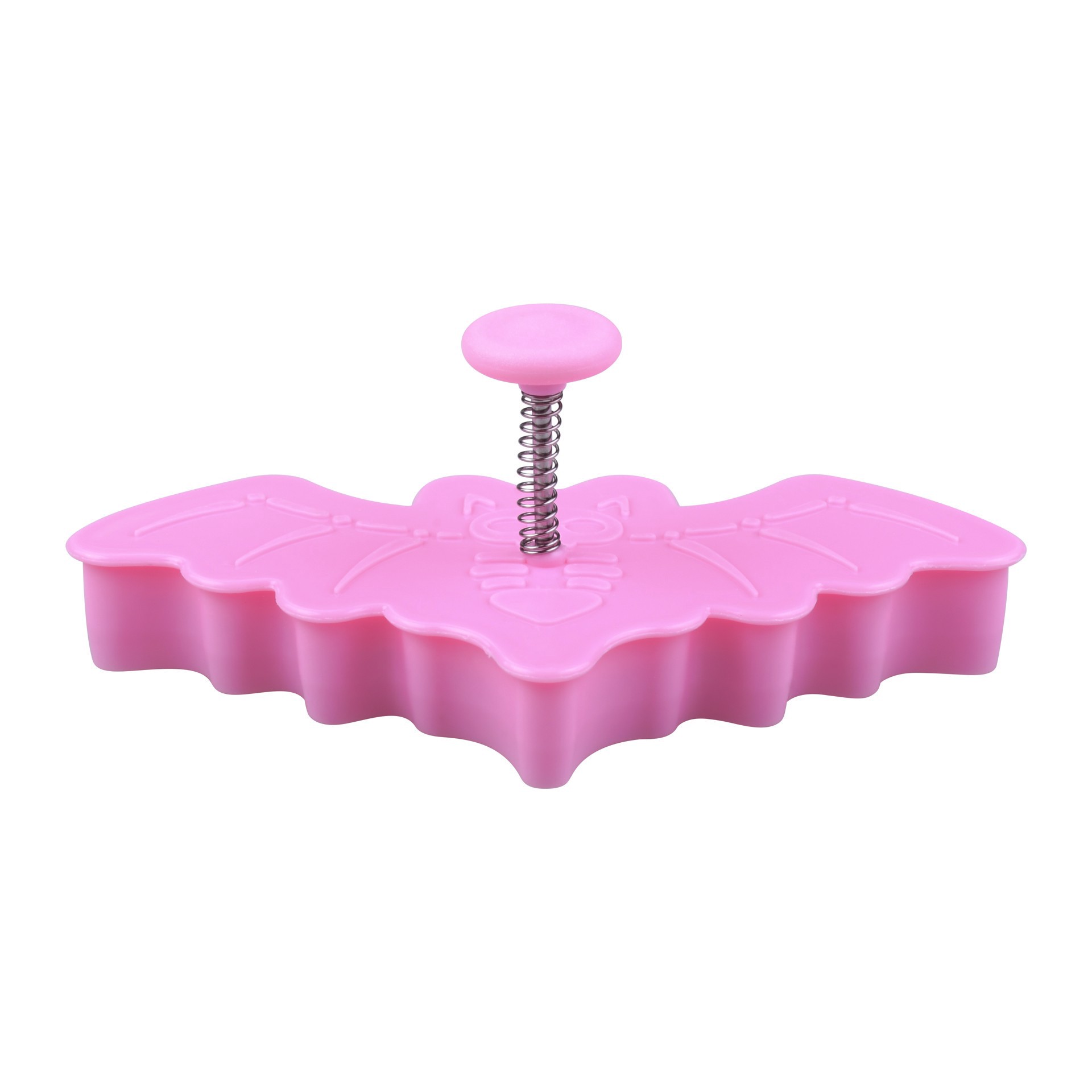 slide 4 of 4, 3" Skeleton Bat Cookie Stamper By Makery, 3 in