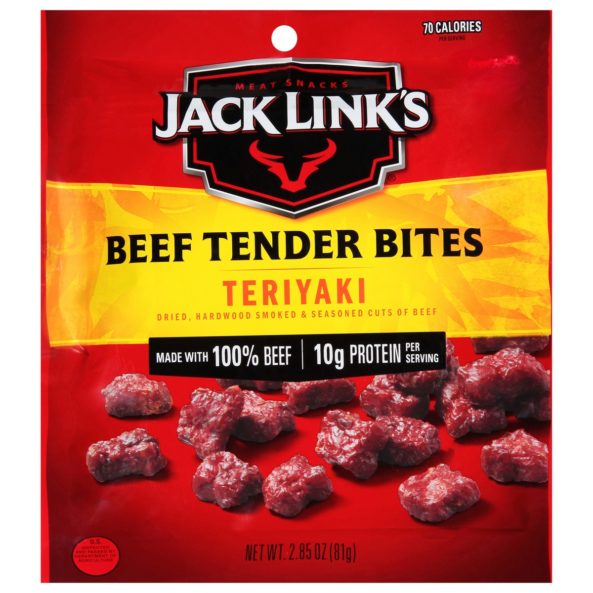 slide 1 of 13, Jack Link's Teriyaki Beef Tender Bites 2.85 oz, 2.85 oz