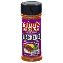 Cajun's Choice Blackened Seasoning & Rub 2.75 oz