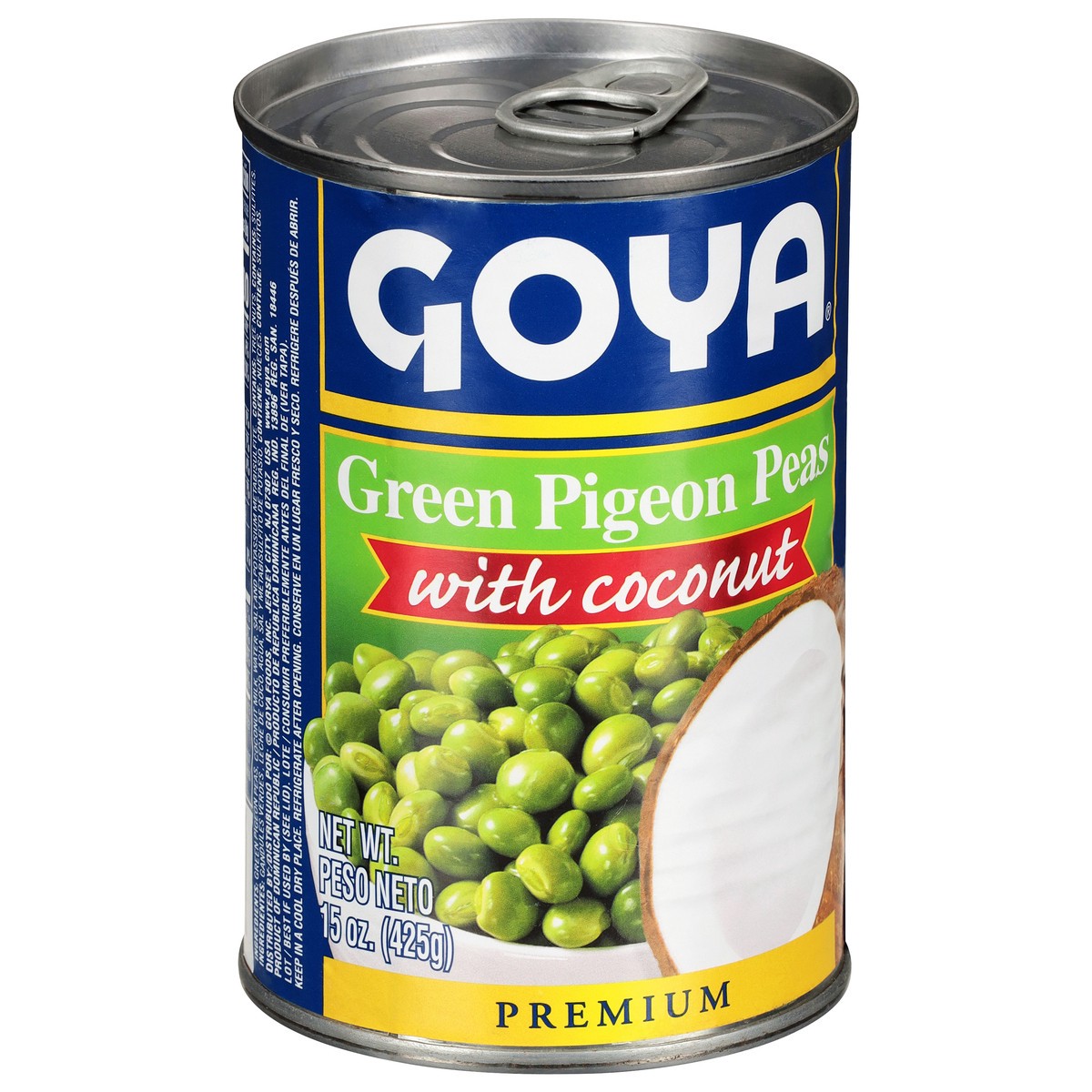 slide 3 of 14, Goya Green Pigeon Peas with Coconut 15 oz, 15 oz