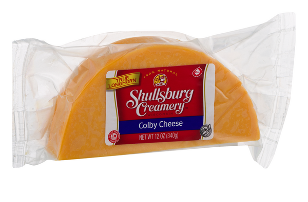 slide 1 of 1, Shullsburg True Longhorn Colby Cheese, 12 oz