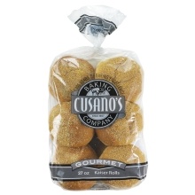 slide 1 of 1, Cusanos Kaiser Plain Sliced 4.5'', 12 ct