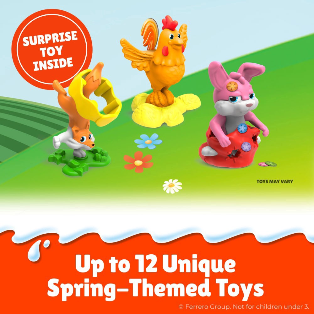 slide 6 of 6, Kinder Joy Treat +Toy 3 - 0.7 oz Eggs, 2.1 oz