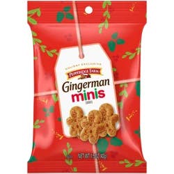 Pepperidge Farm Gingerman Mini Holiday Cookies, 1.5 Oz Bag