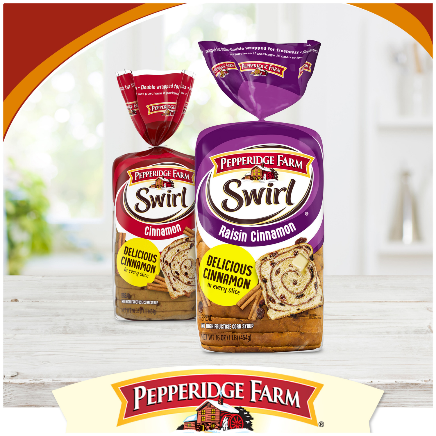 slide 2 of 5, Pepperidge Farm French Toast Swirl Bread, 14.000 oz