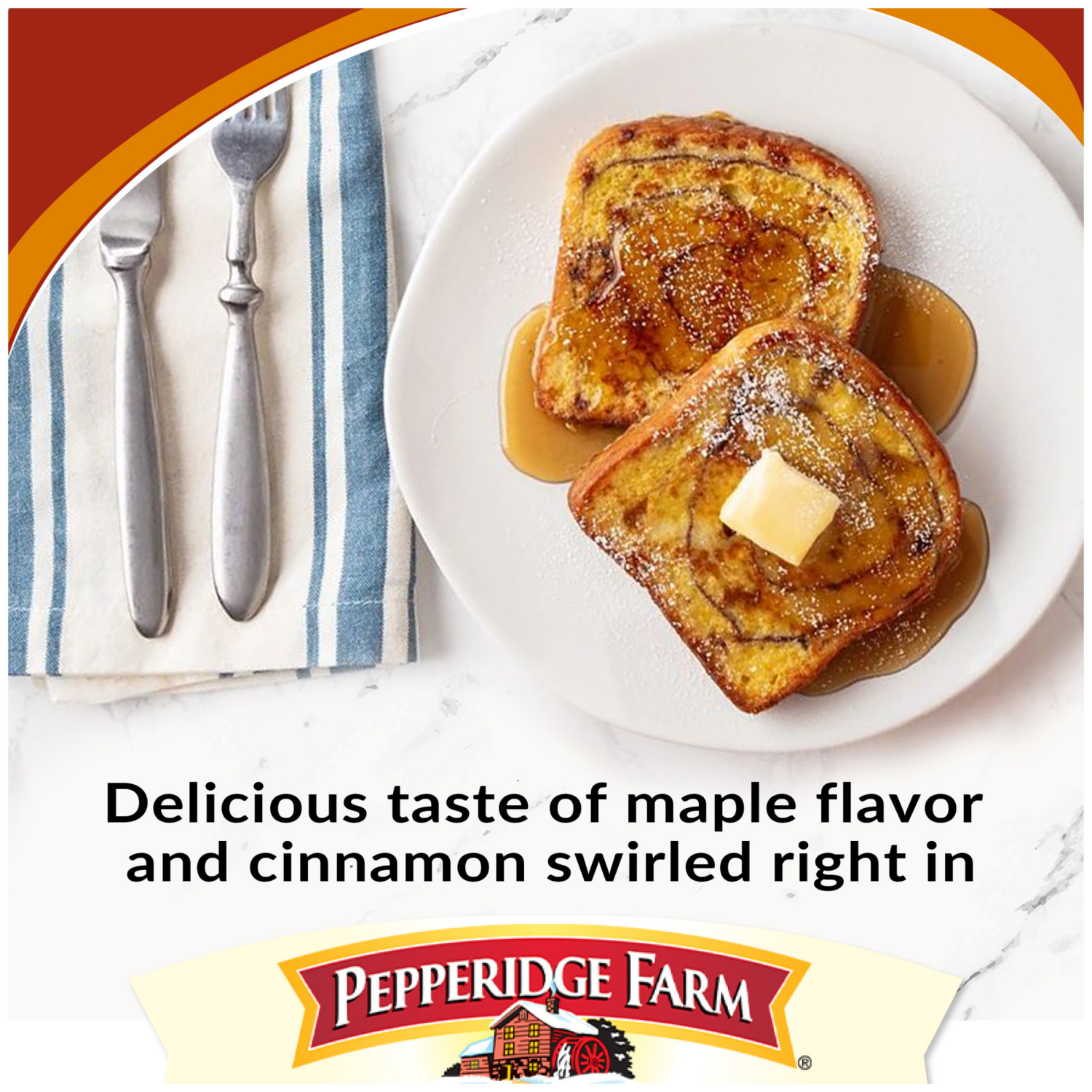 slide 4 of 5, Pepperidge Farm French Toast Swirl Bread, 14.000 oz