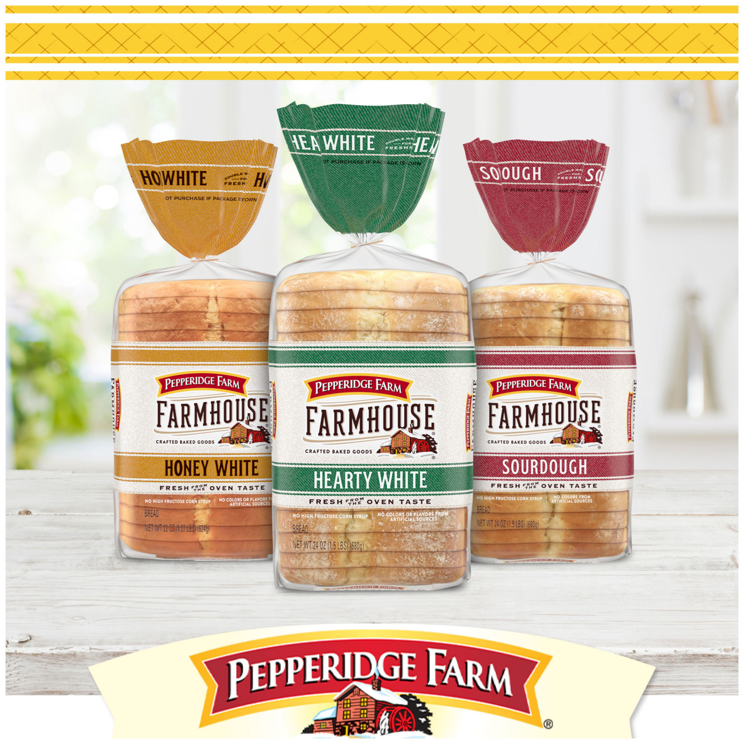 slide 2 of 5, Pepperidge Farm Farmhouse Butter Bread, 22 Oz Loaf, 22.000 oz