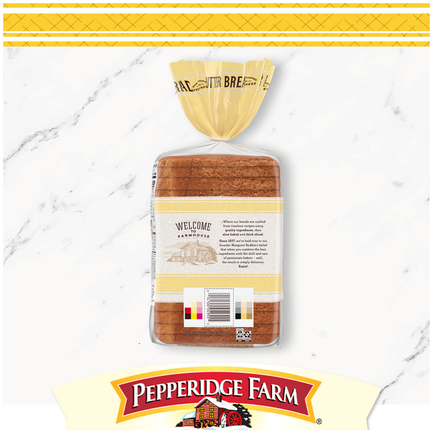 slide 3 of 5, Pepperidge Farm Farmhouse Butter Bread, 22 Oz Loaf, 22.000 oz