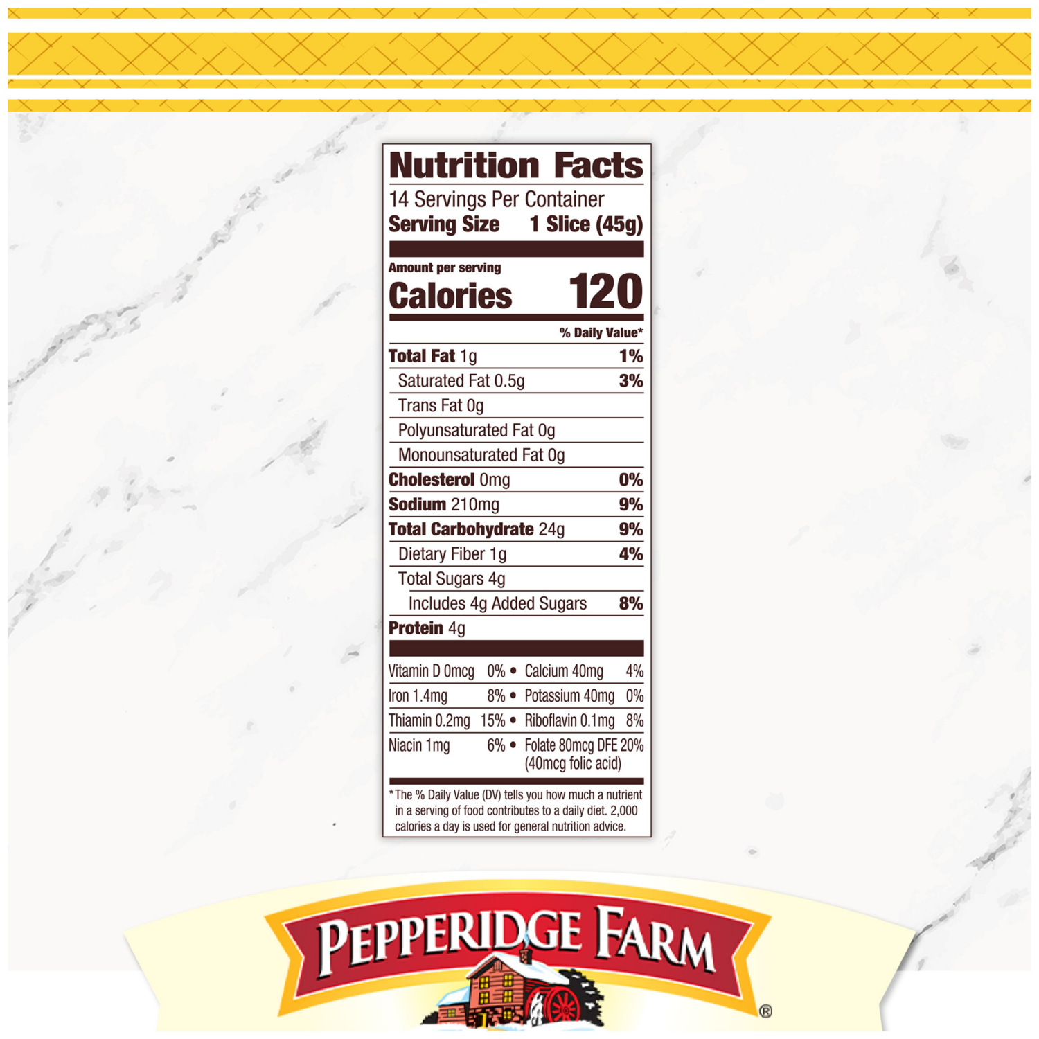 slide 5 of 5, Pepperidge Farm Farmhouse Butter Bread, 22 Oz Loaf, 22.000 oz