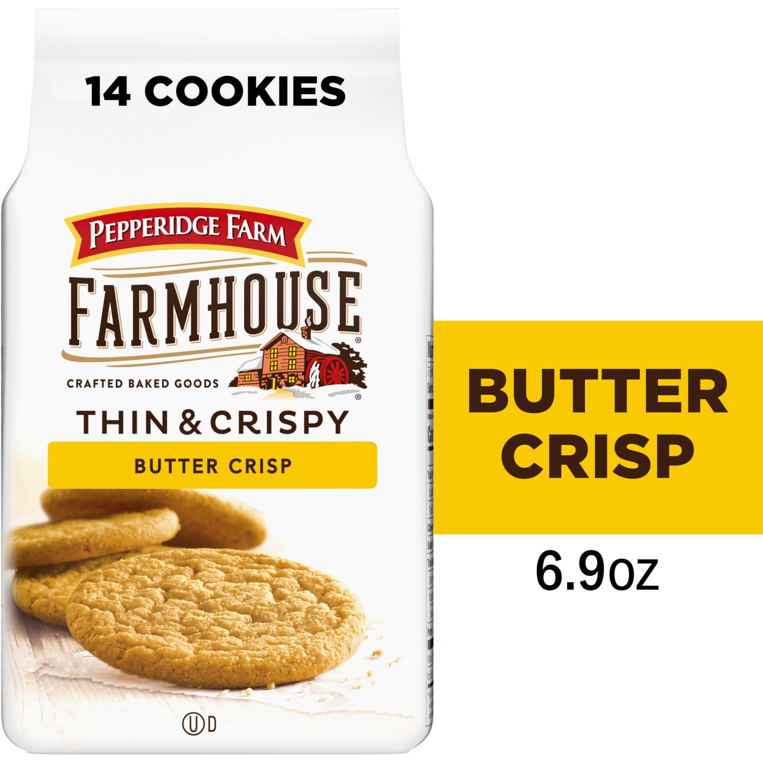 slide 1 of 7, Pepperidge Farm Thin & Crispy Butter Crisp Cookies, 6.900 oz