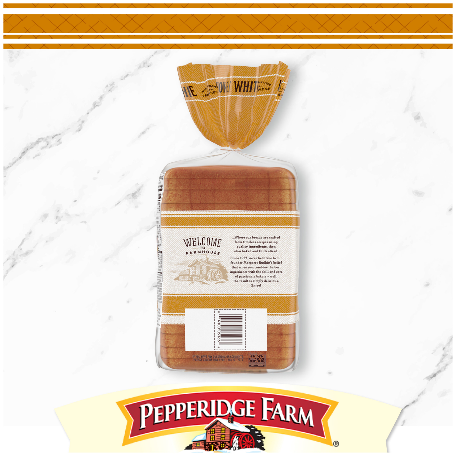 slide 3 of 5, Pepperidge Farm Honey White Bread, 22 oz