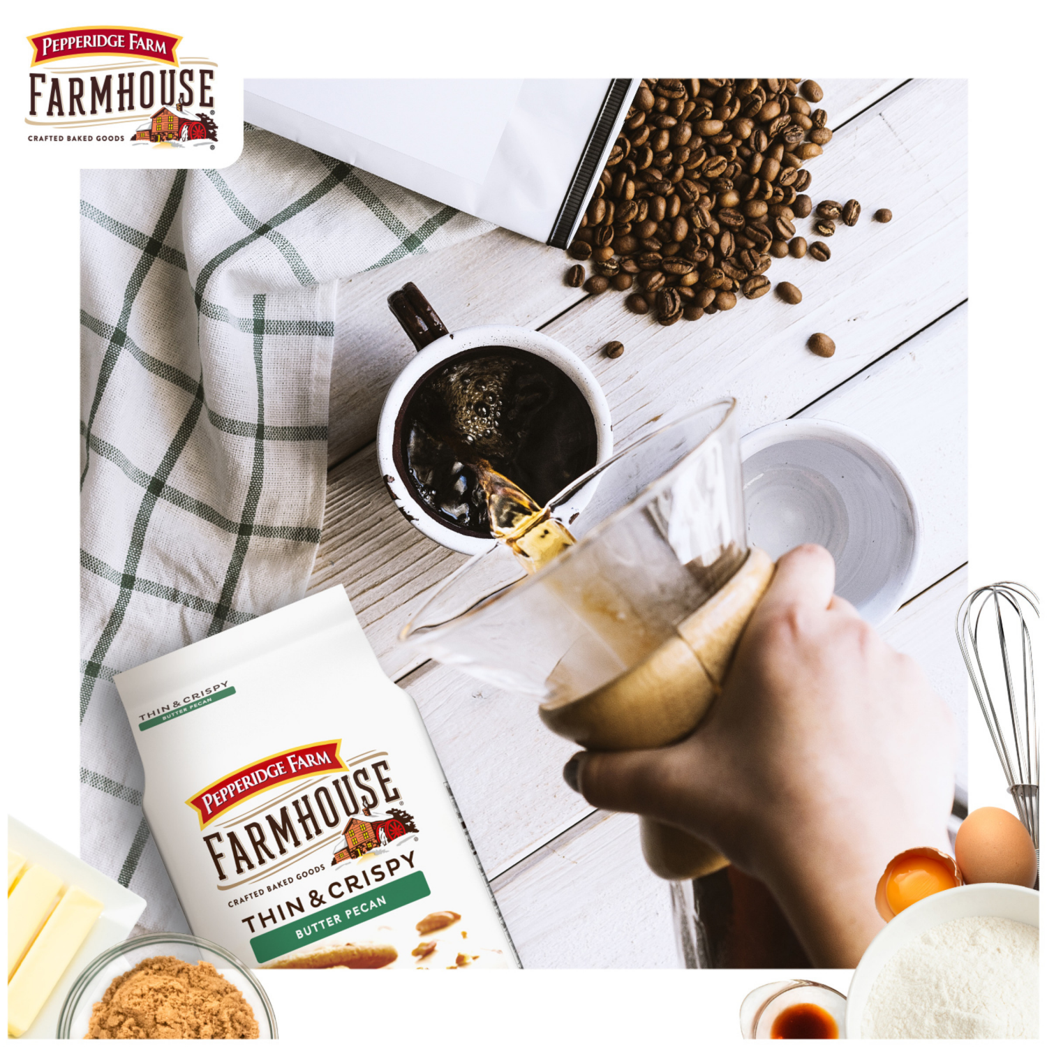 slide 6 of 7, Pepperidge Farm Thin & Crispy Butter Pecan Cookies, 5.900 oz