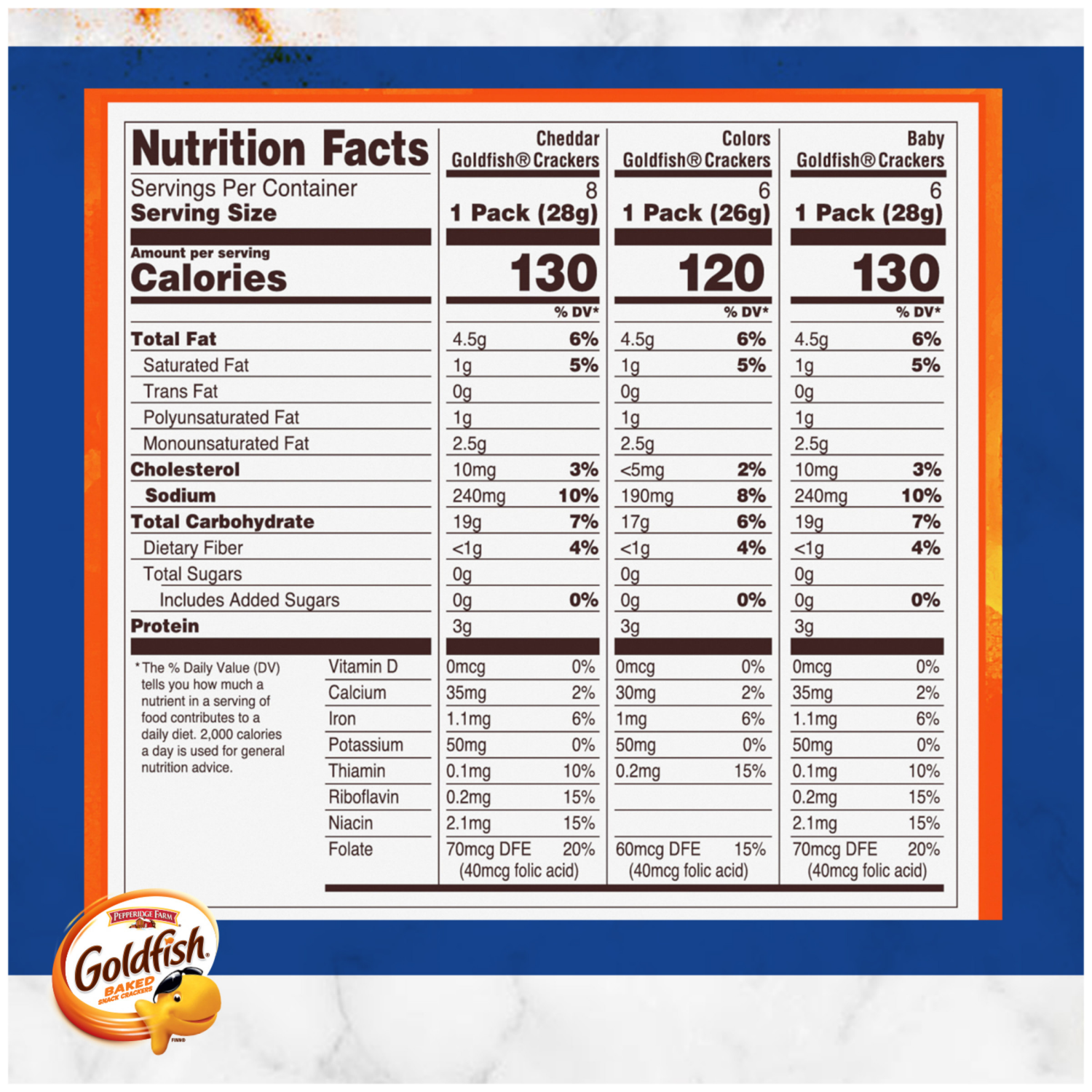 slide 2 of 8, Goldfish Family Faves Crackers Variety Pack, 19.400 oz