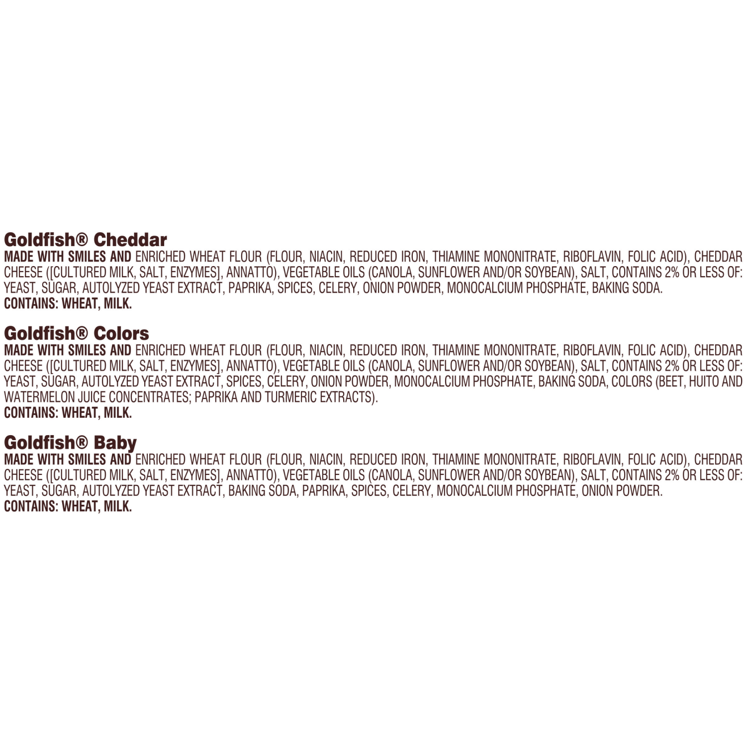 slide 5 of 8, Goldfish Family Faves Crackers Variety Pack, 19.400 oz