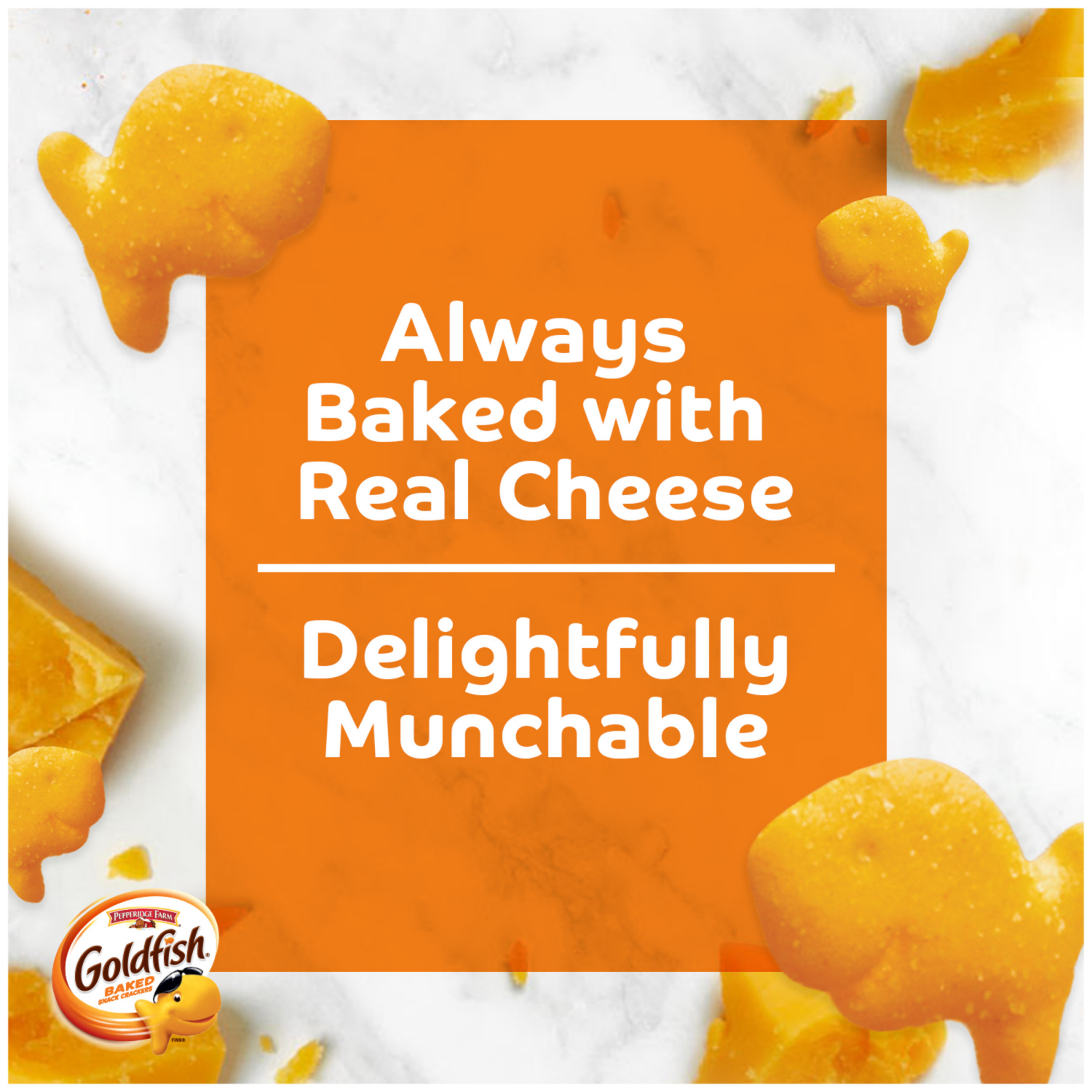 slide 6 of 8, Goldfish Family Faves Crackers Variety Pack, 19.400 oz