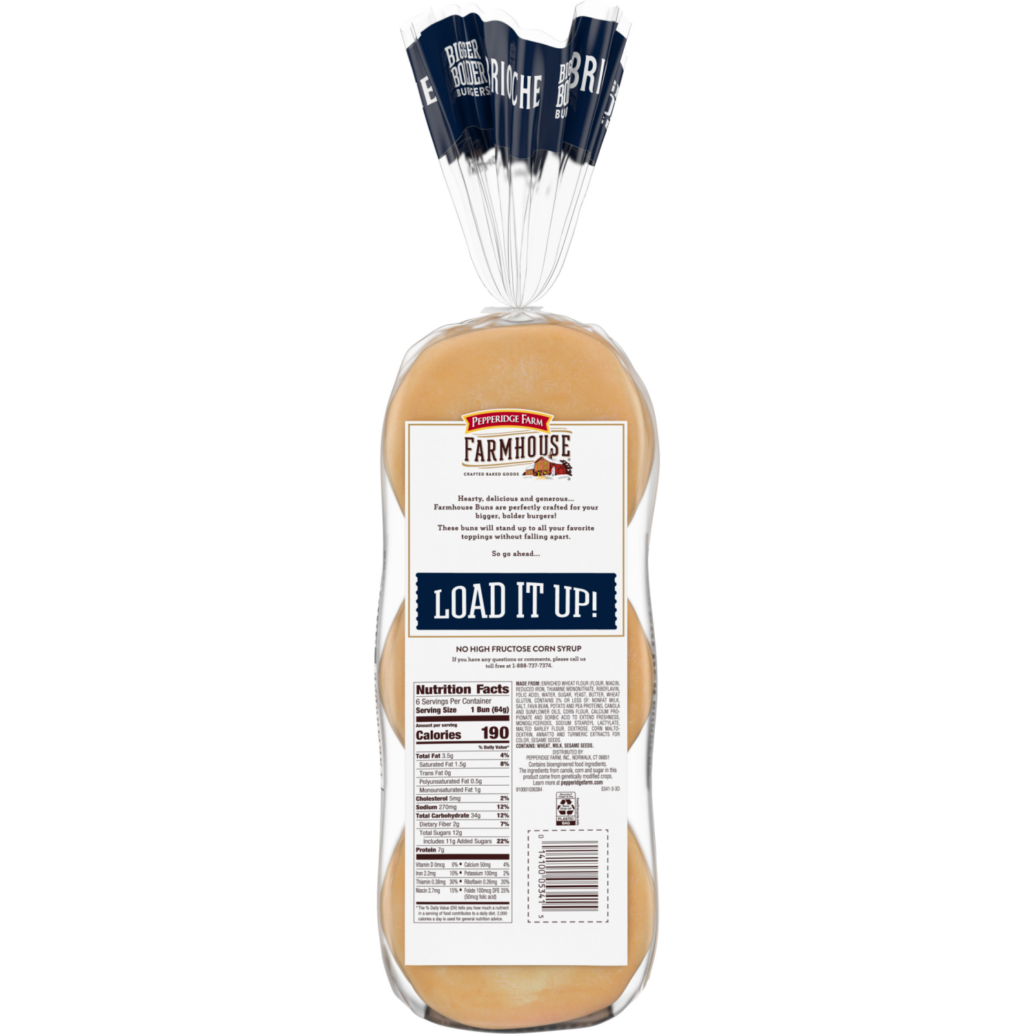 slide 3 of 5, Pepperidge Farm Brioche Hamburger Buns, 13.500 oz