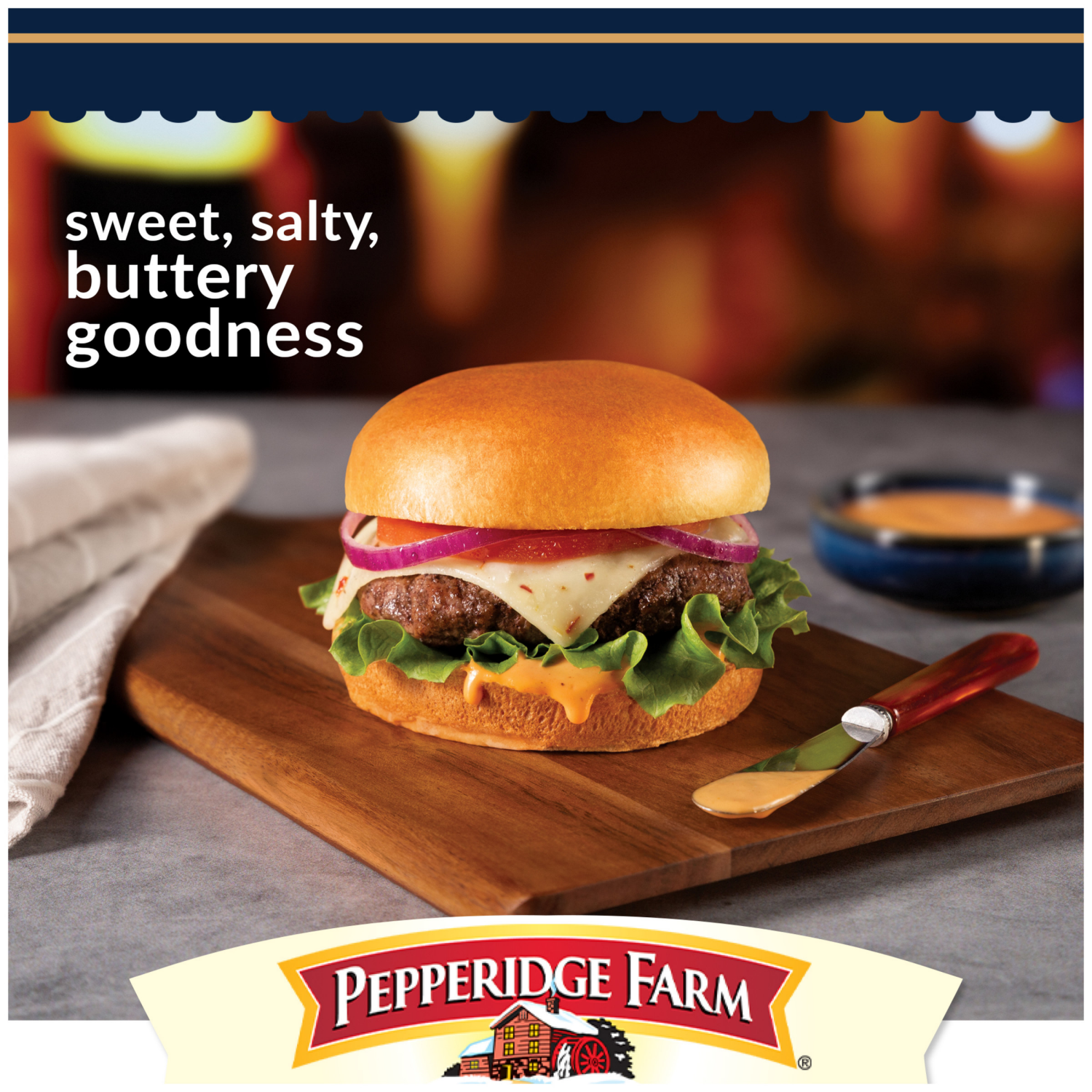 slide 4 of 5, Pepperidge Farm Brioche Hamburger Buns, 13.500 oz