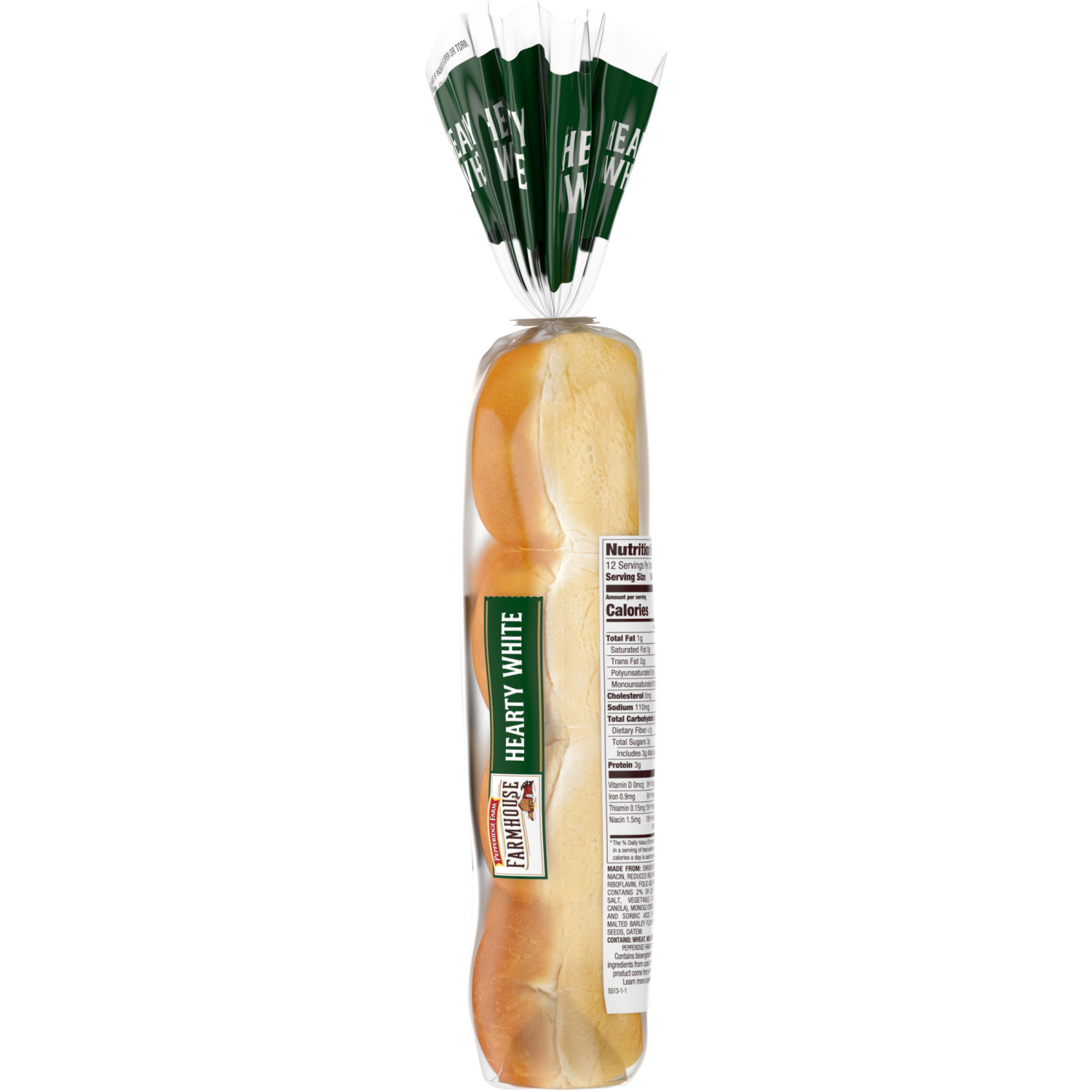 slide 3 of 5, Pepperidge Farm Farmhouse Hearty White Rolls, 12 oz