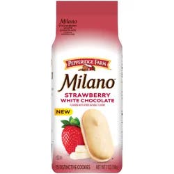 Pepperidge Farm White Chocolate Strawberry Flavored Cookies