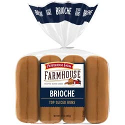 Pepperidge Farm Farmhouse Brioche Hot Dog Buns, 14 Oz Bag