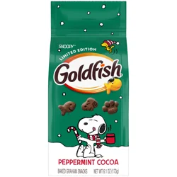 Goldfish Snoopy™ Peppermint Cocoa Graham Crackers, 6.1 Oz Bag