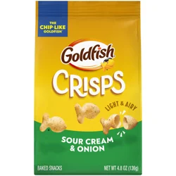 Pepperidge Farm Goldfish Crisps Sour Cream & Onion 4.8 Oz