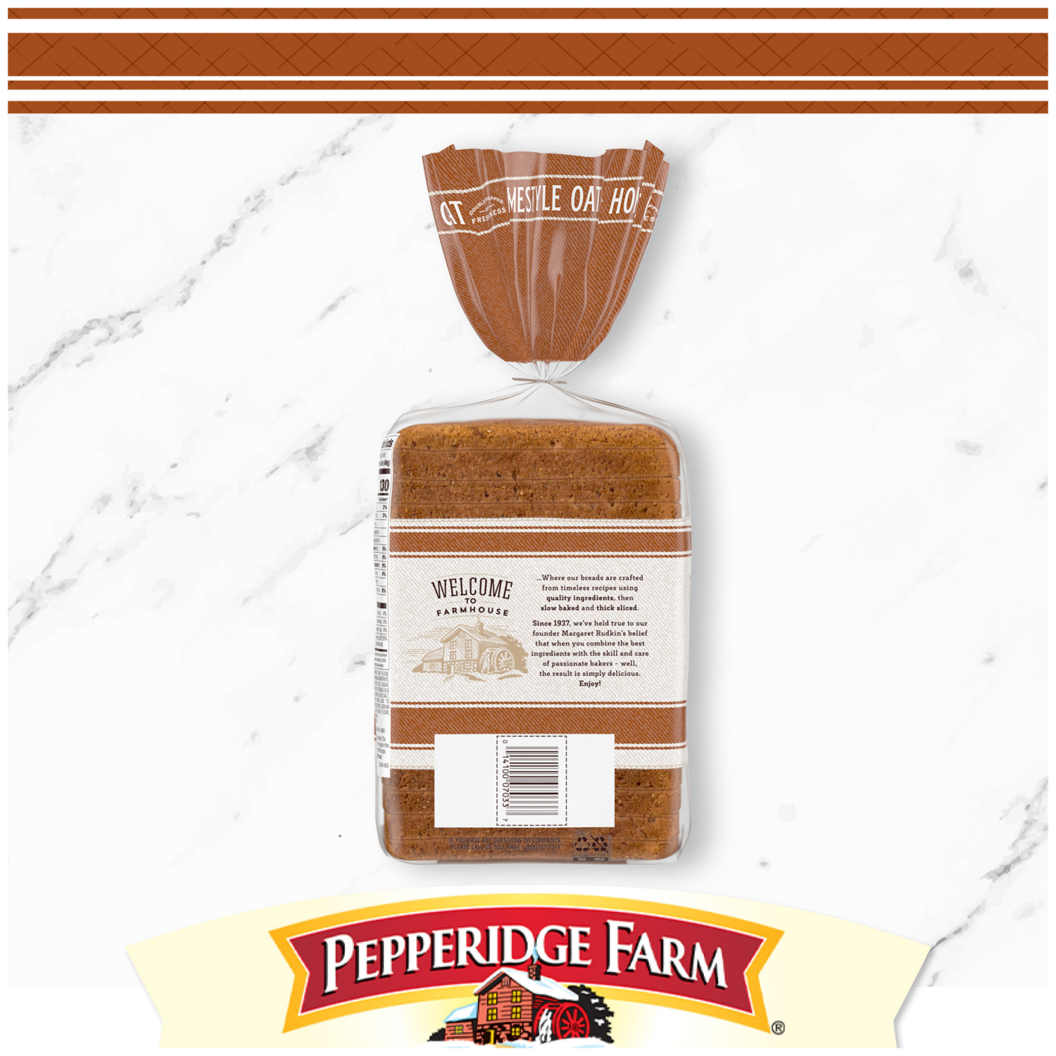 slide 3 of 5, Pepperidge Farm Homestyle Oat Bread, 24.000 oz