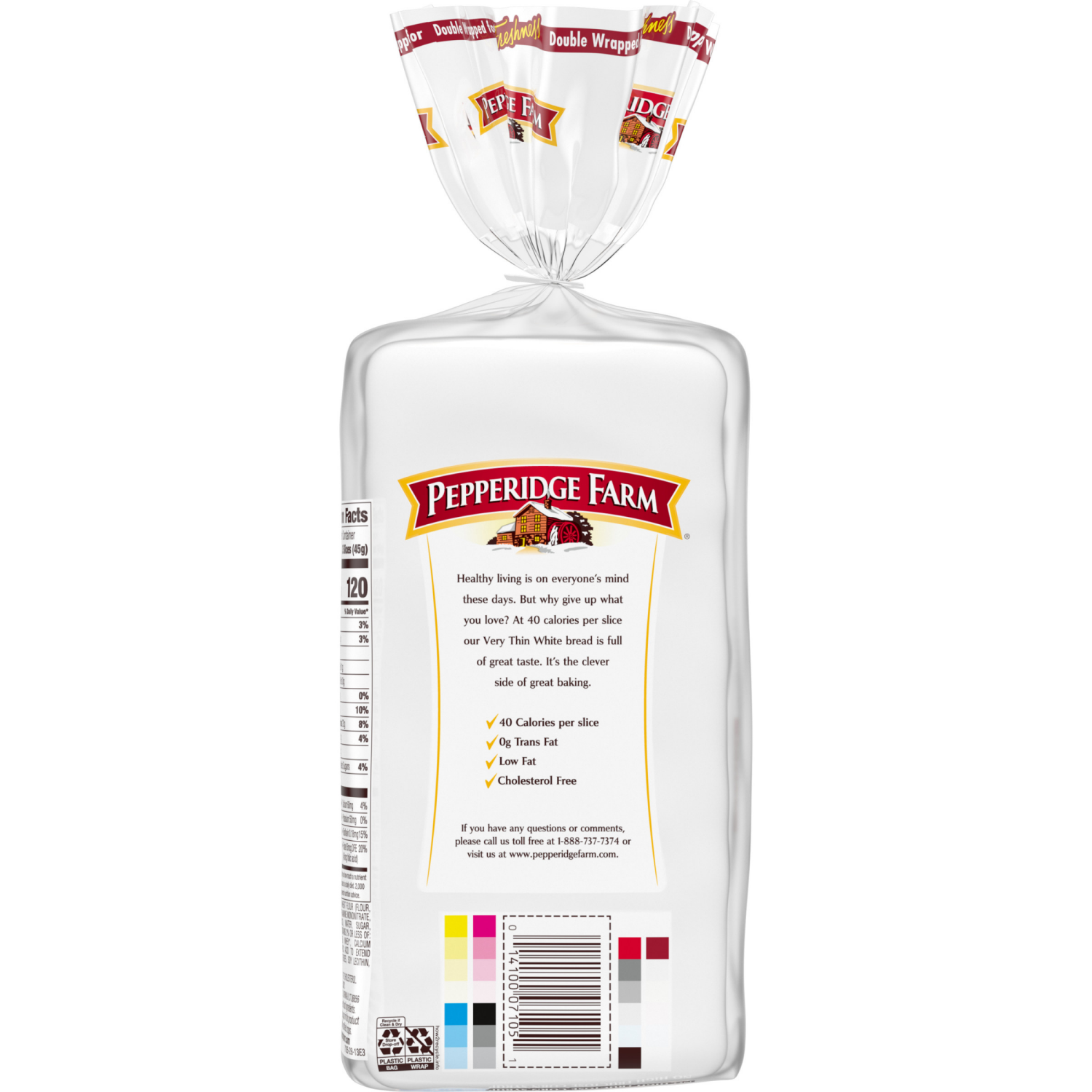 slide 2 of 3, Pepperidge Farm Enriched White Thin Sliced Bread, 16.000 oz