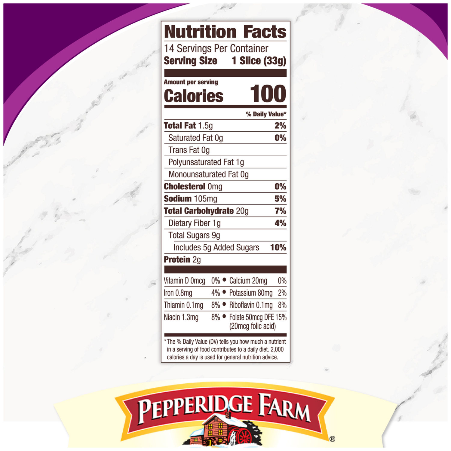 slide 5 of 5, Pepperidge Farm Raisin Cinnamon Swirl Bread, 16.000 oz