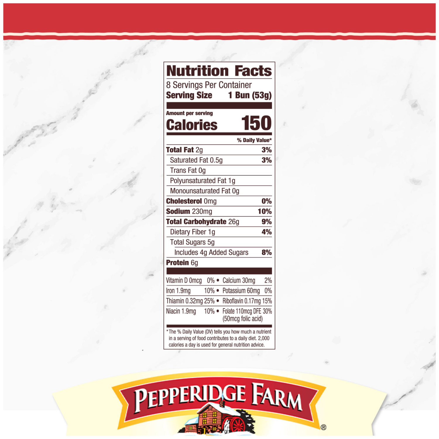 slide 7 of 7, Pepperidge Farm Sesame Topped Hamburger Buns, 15.000 oz