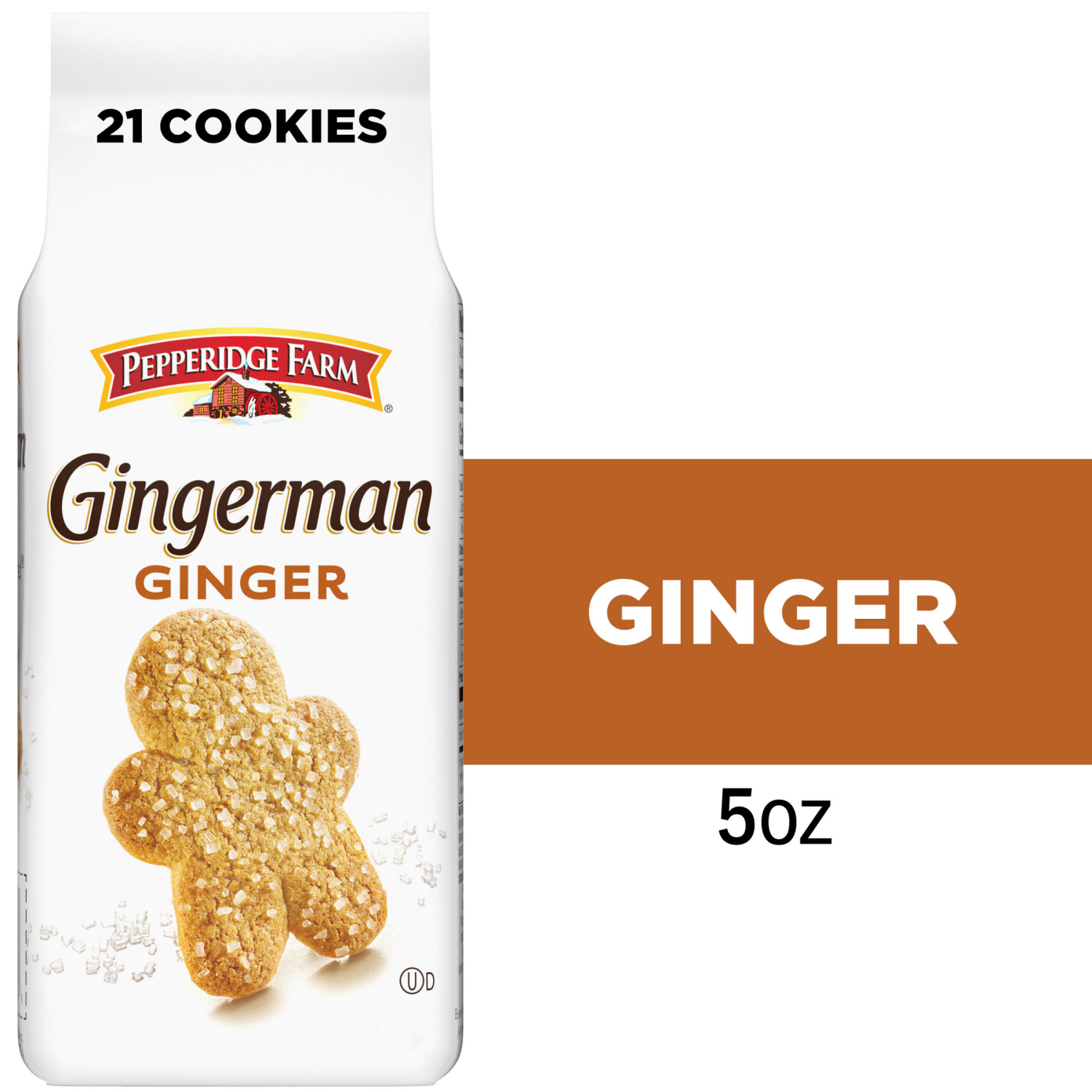slide 1 of 7, Pepperidge Farm Gingerman Cookies, 5.000 oz