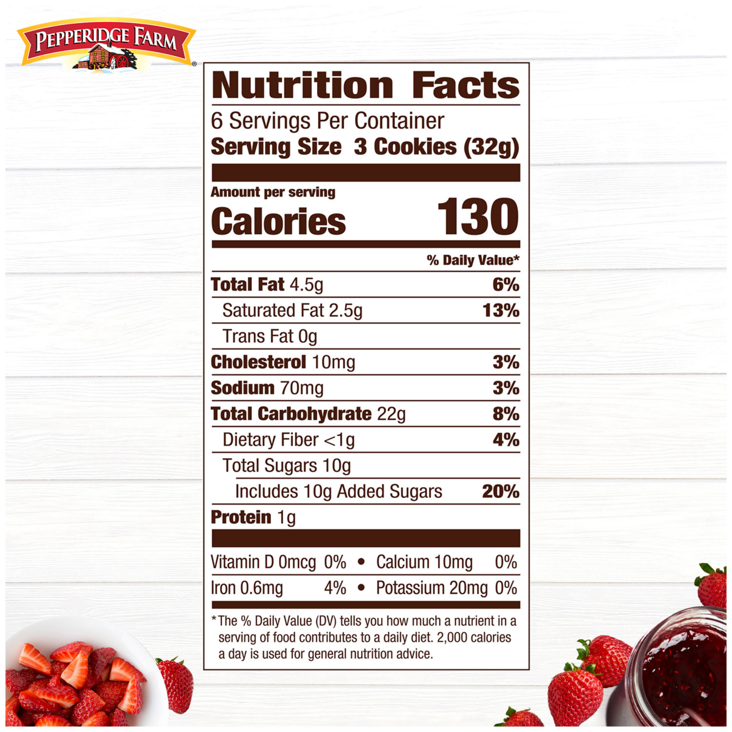 slide 7 of 7, Pepperidge Farm Strawberry Thumbprint Cookies, 6.750 oz