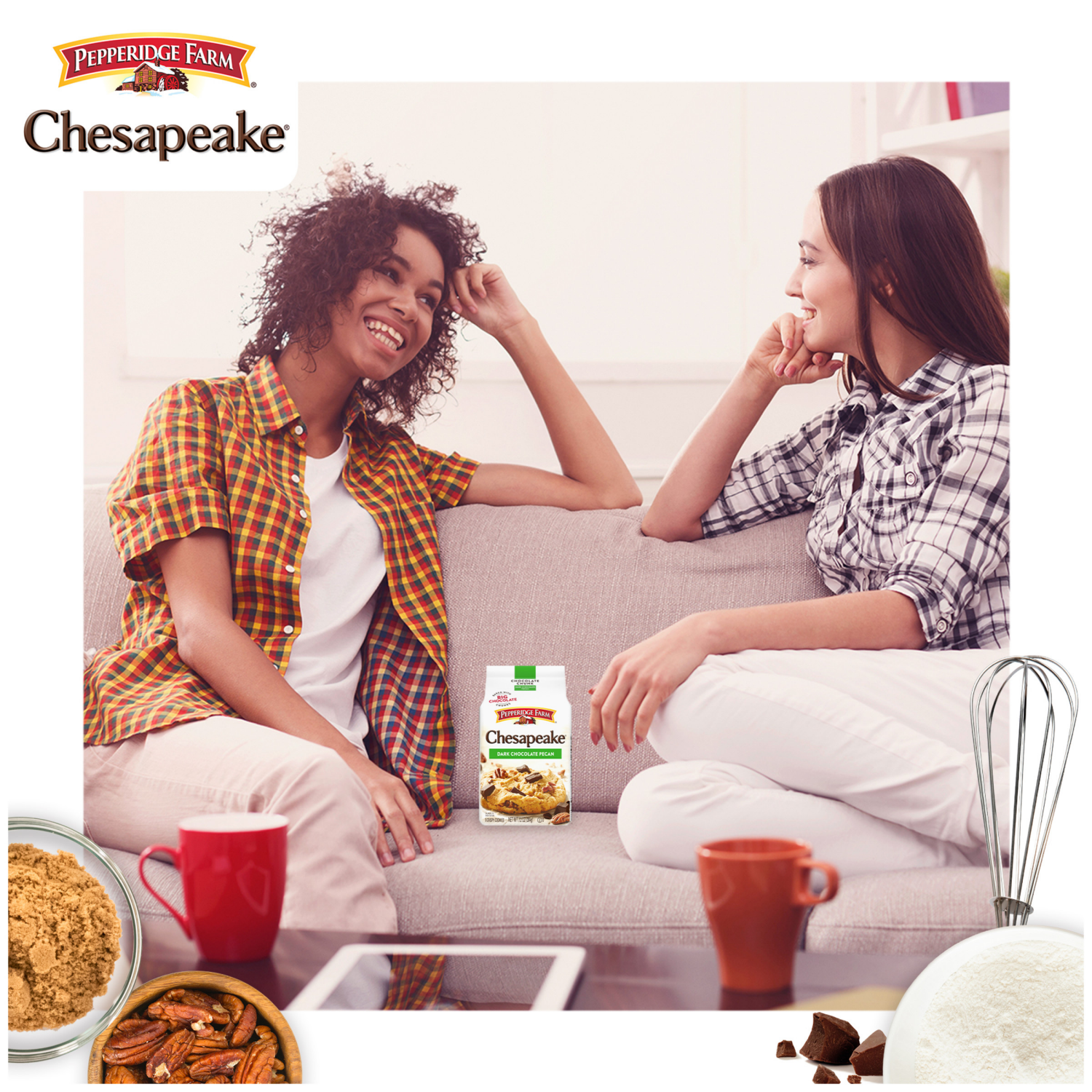 slide 3 of 7, Pepperidge Farm Crispy Dark Chocolate Pecan Cookies, 7.200 oz