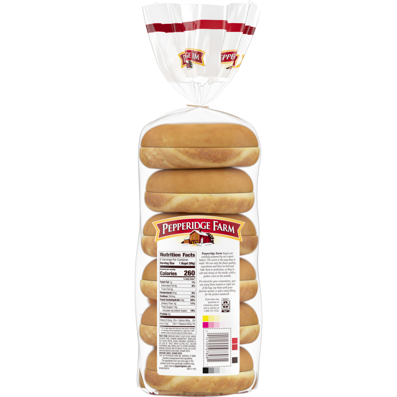 slide 2 of 5, Pepperidge Farm Plain Bagels, 21.000 oz