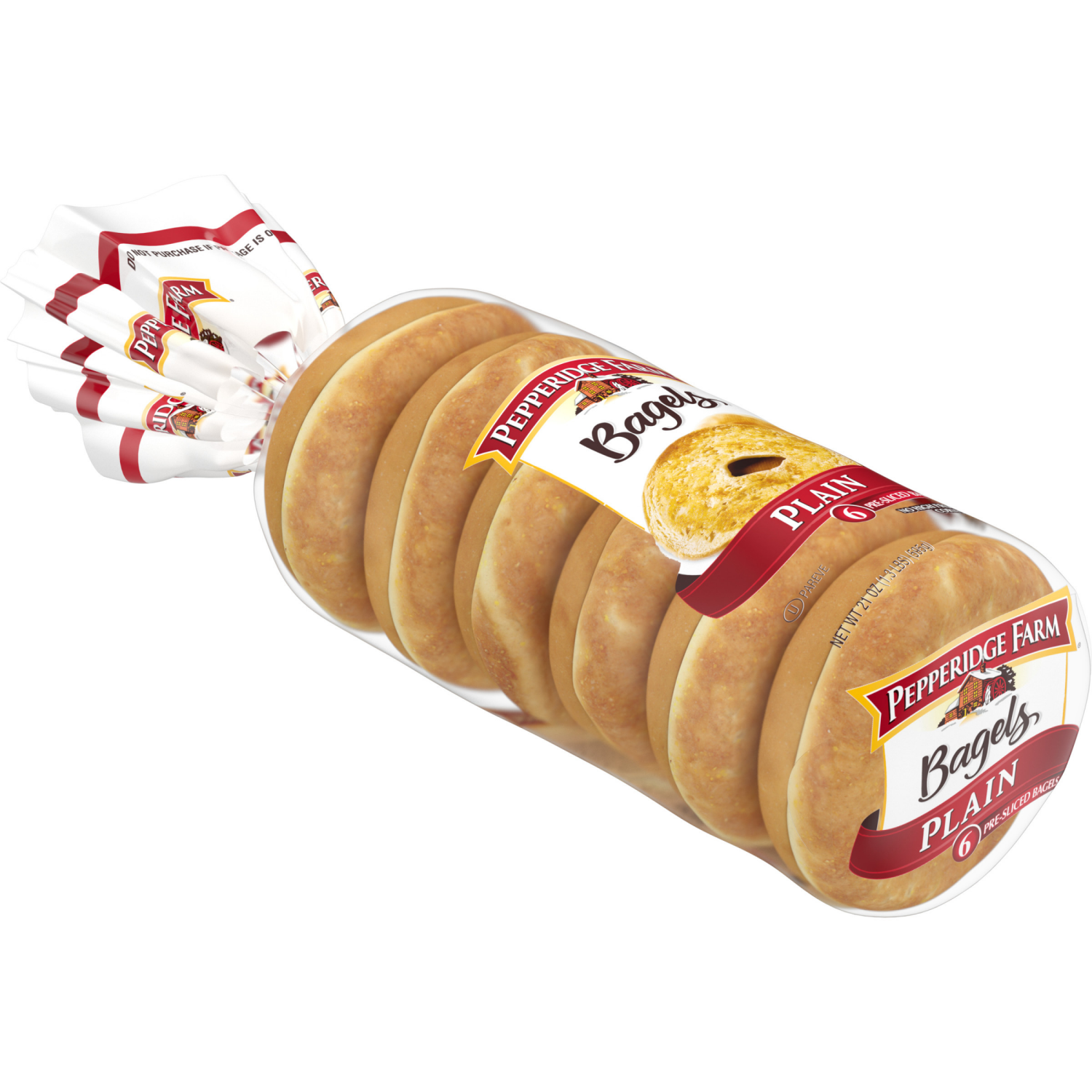 slide 5 of 5, Pepperidge Farm Plain Bagels, 21.000 oz