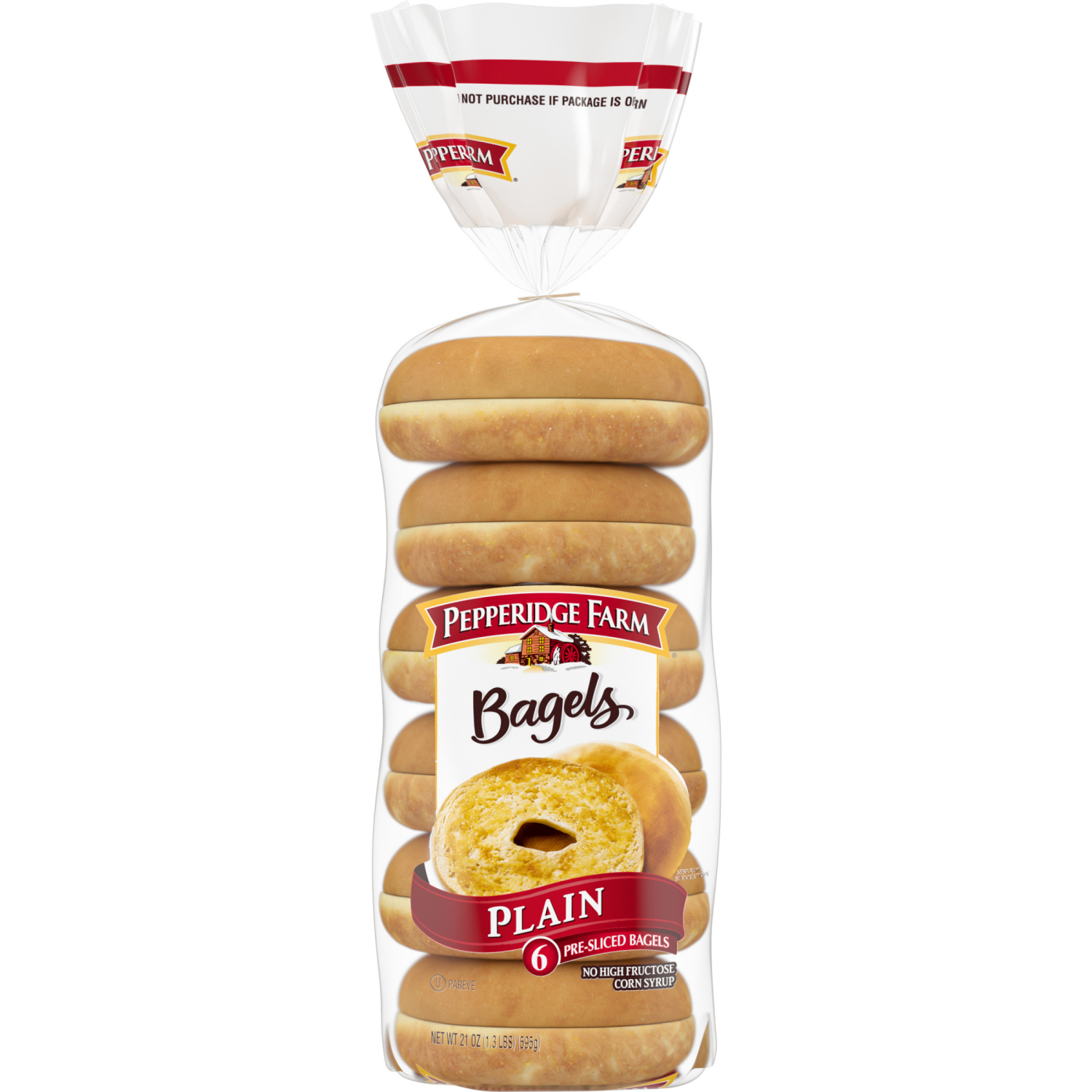 slide 1 of 5, Pepperidge Farm Plain Bagels, 21.000 oz