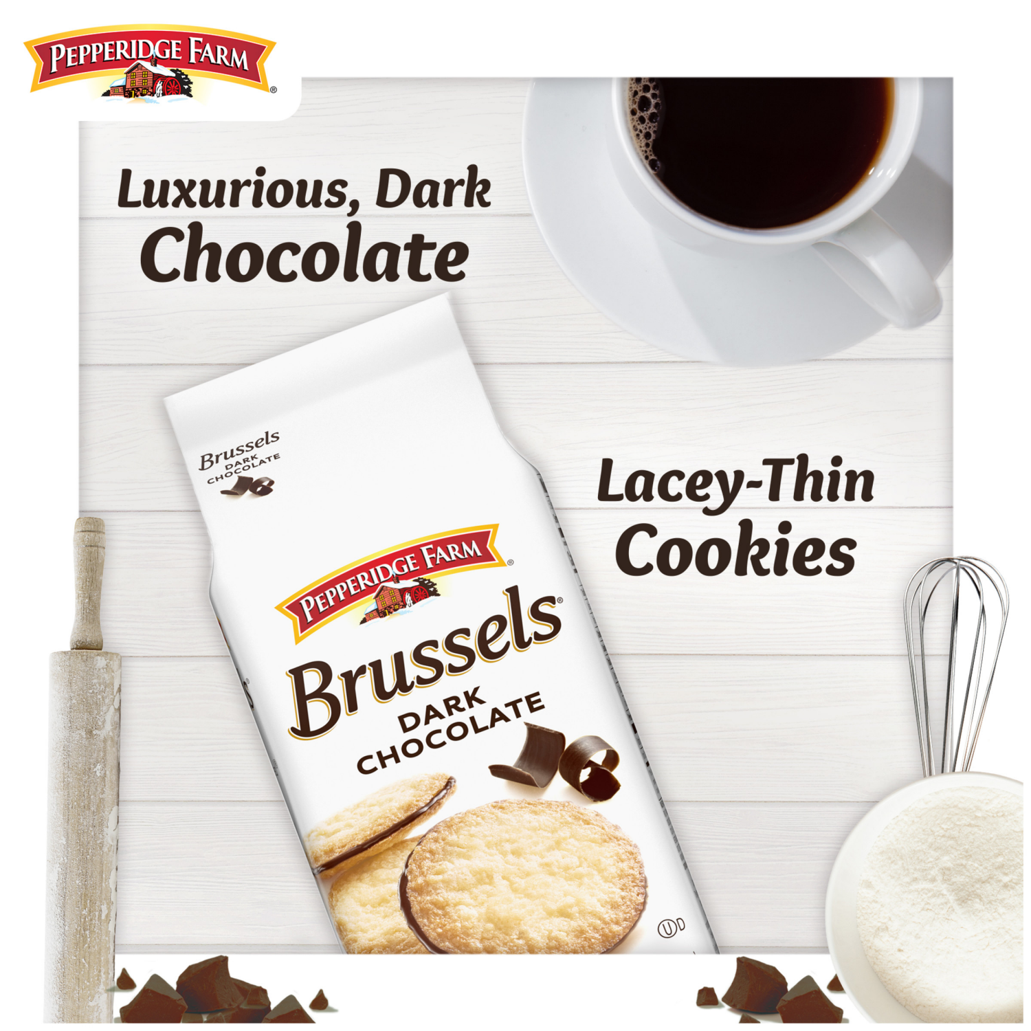 slide 5 of 7, Pepperidge Farm Chocolate Lace Cookies, 5.250 oz