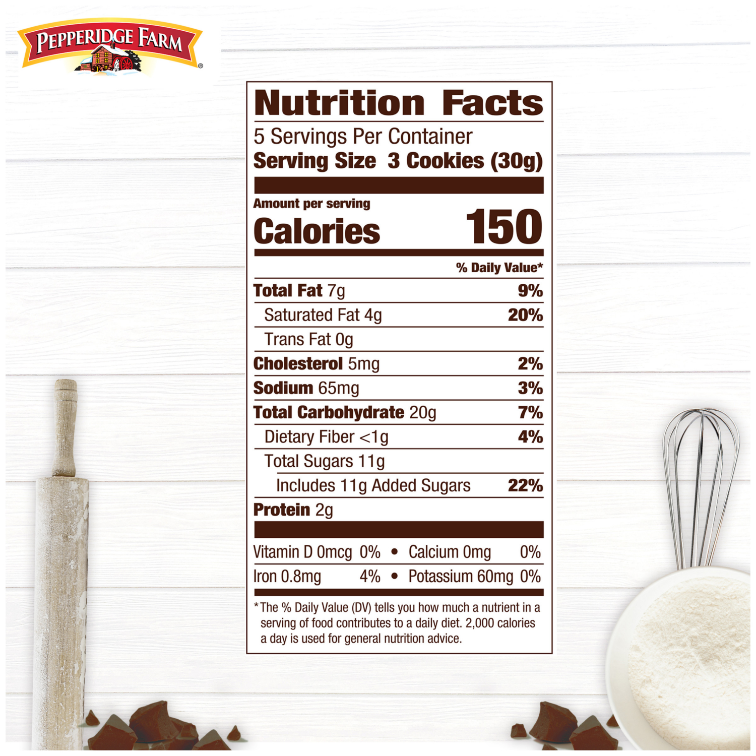 slide 7 of 7, Pepperidge Farm Chocolate Lace Cookies, 5.250 oz