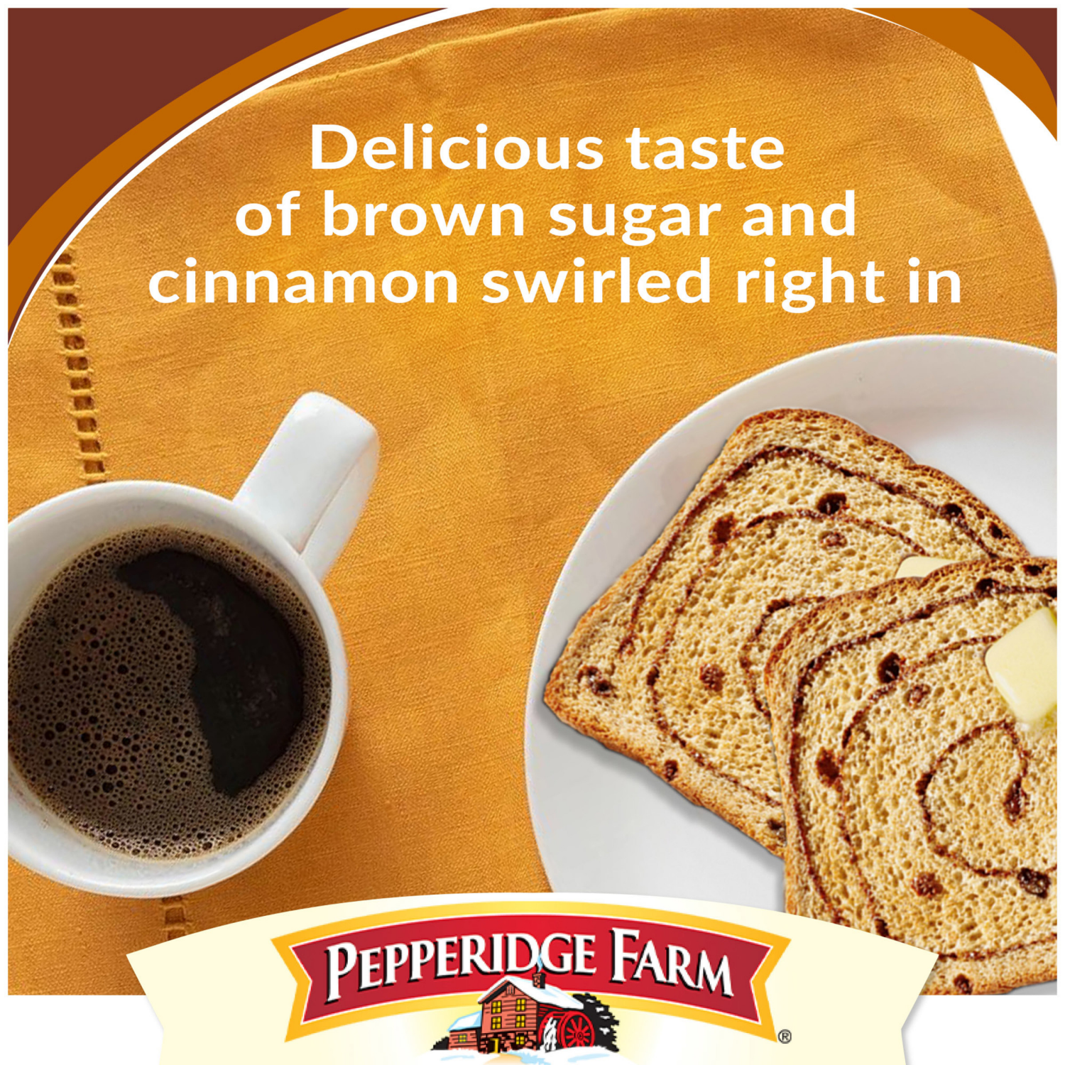 slide 4 of 5, Pepperidge Farm Brown Sugar Cinnamon Swirl Bread, 16.000 oz