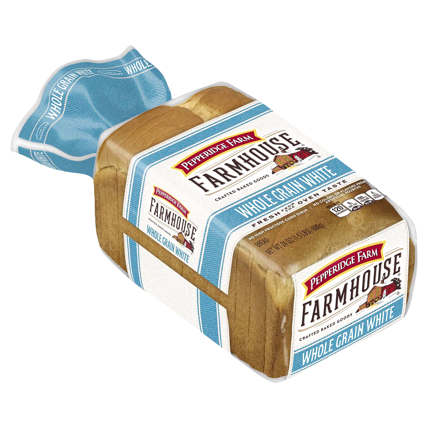 slide 2 of 3, Pepperidge Farm Whole Grain White Bread, 24 oz