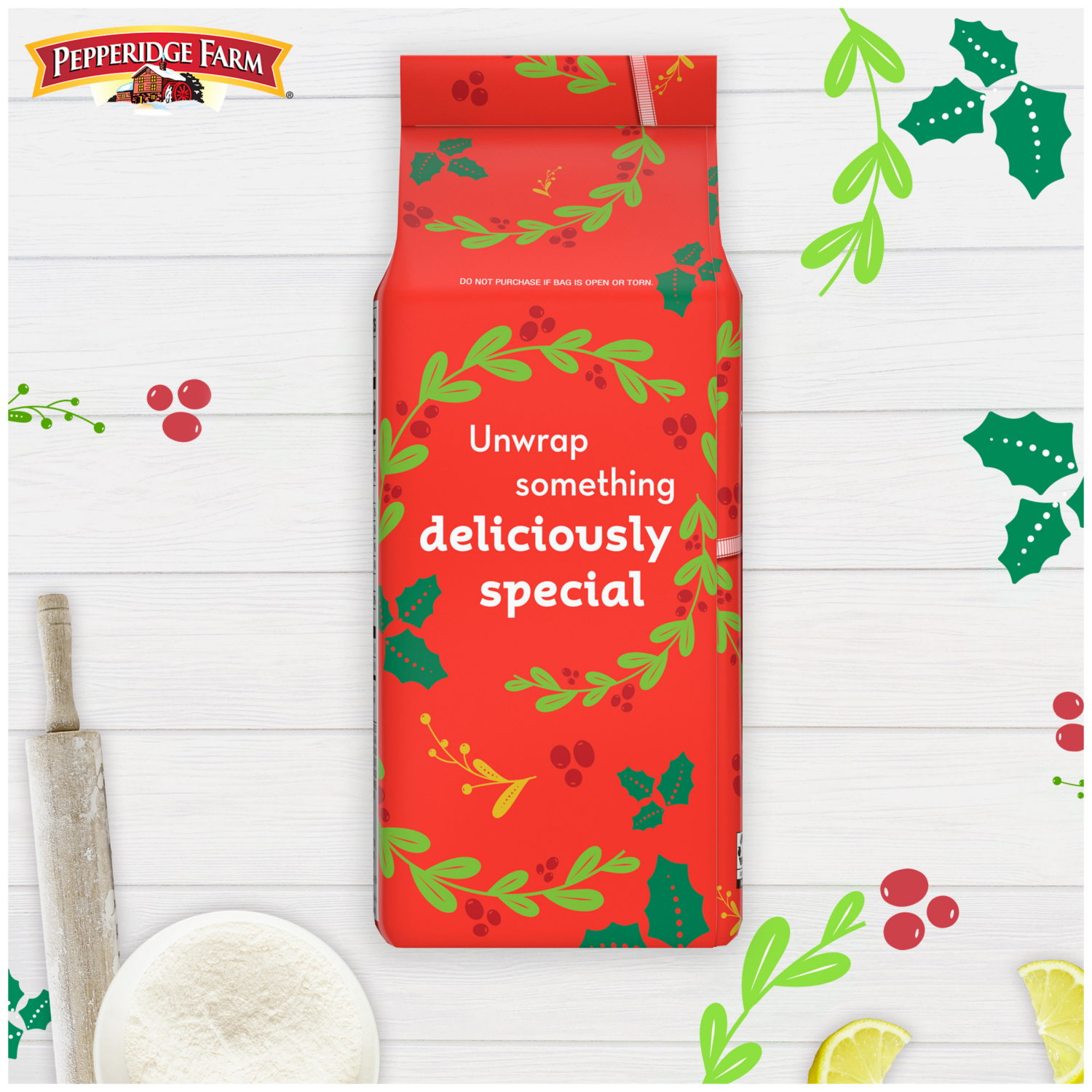 slide 6 of 6, Pepperidge Farm Snowball Citrus Flavored Cookies, 5.500 oz