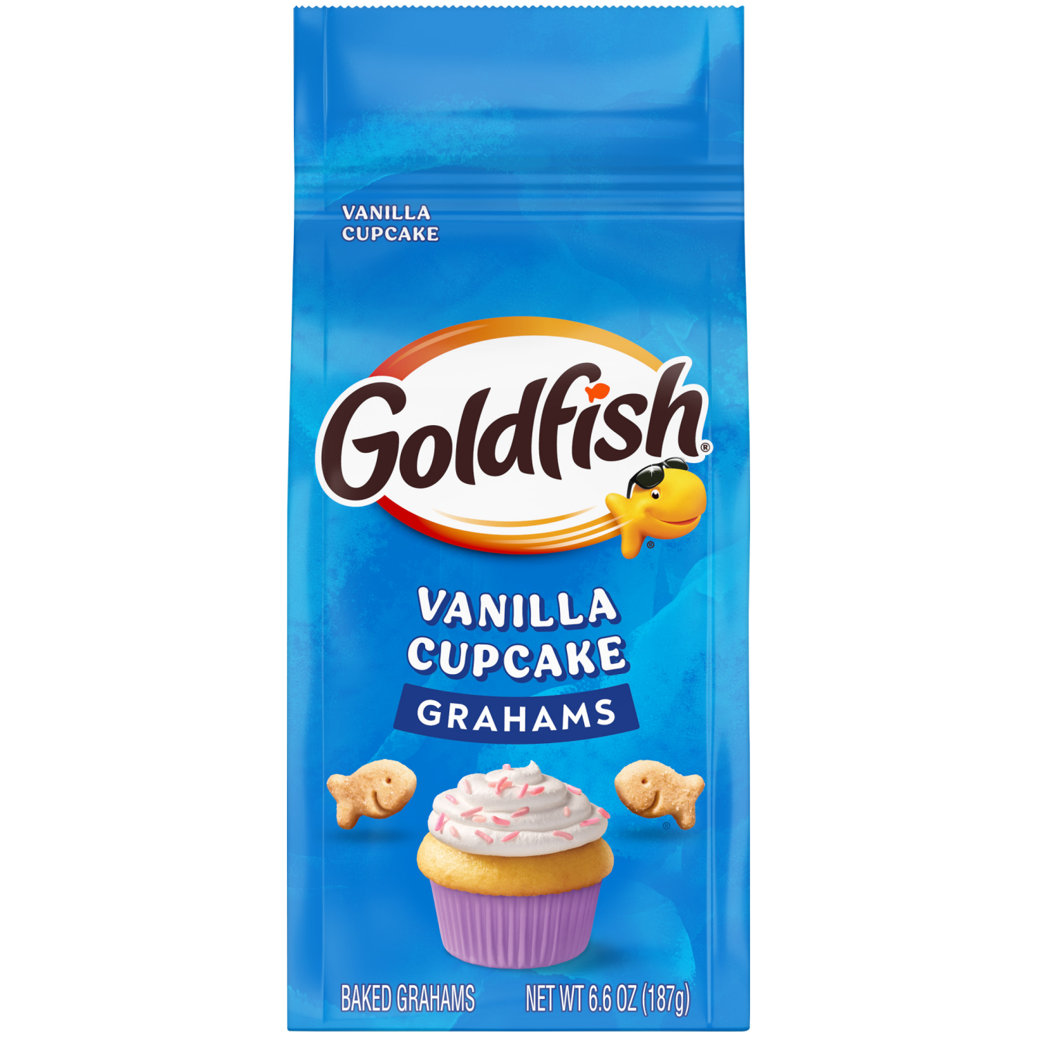 slide 1 of 5, Goldfish Vanilla Cupcake Baked Grahams, 6.600 oz