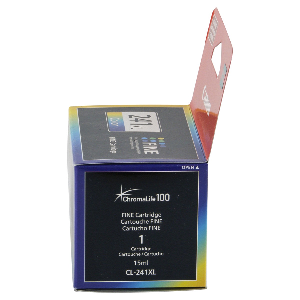 slide 2 of 5, Canon 241XL Single Ink Cartridge - Tri-color (5208B004), 1 ct