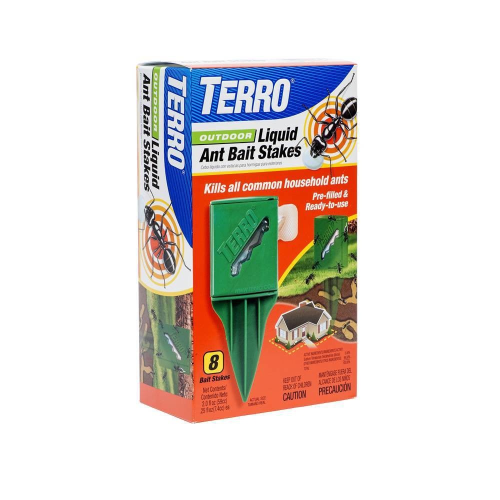 slide 1 of 5, Terro 8pk Outdoor Liquid Ant Bait Stakes, 8 ct