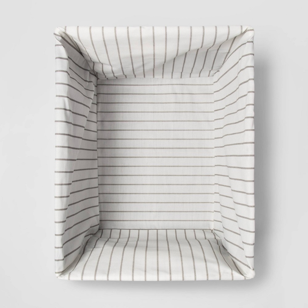 12"x16"x20" Lined Weave Laundry Basket Dark Brown Threshold 1 ct Shipt