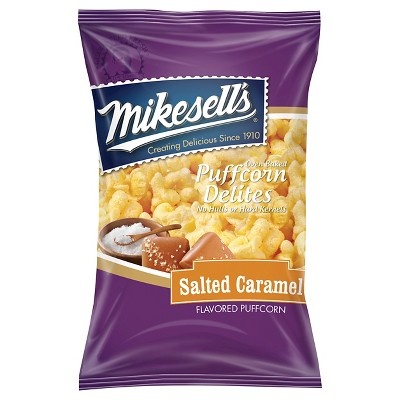 slide 1 of 1, Mikesell's Salted Caramel Flavored Puffcorn Delites - 5.5oz, 5.5 oz